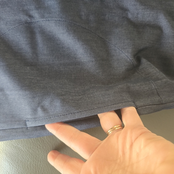 Caroline Rose Button Down 3/4 Sleeve Pocketed Shift Navy Dress XL - Picture 7 of 10